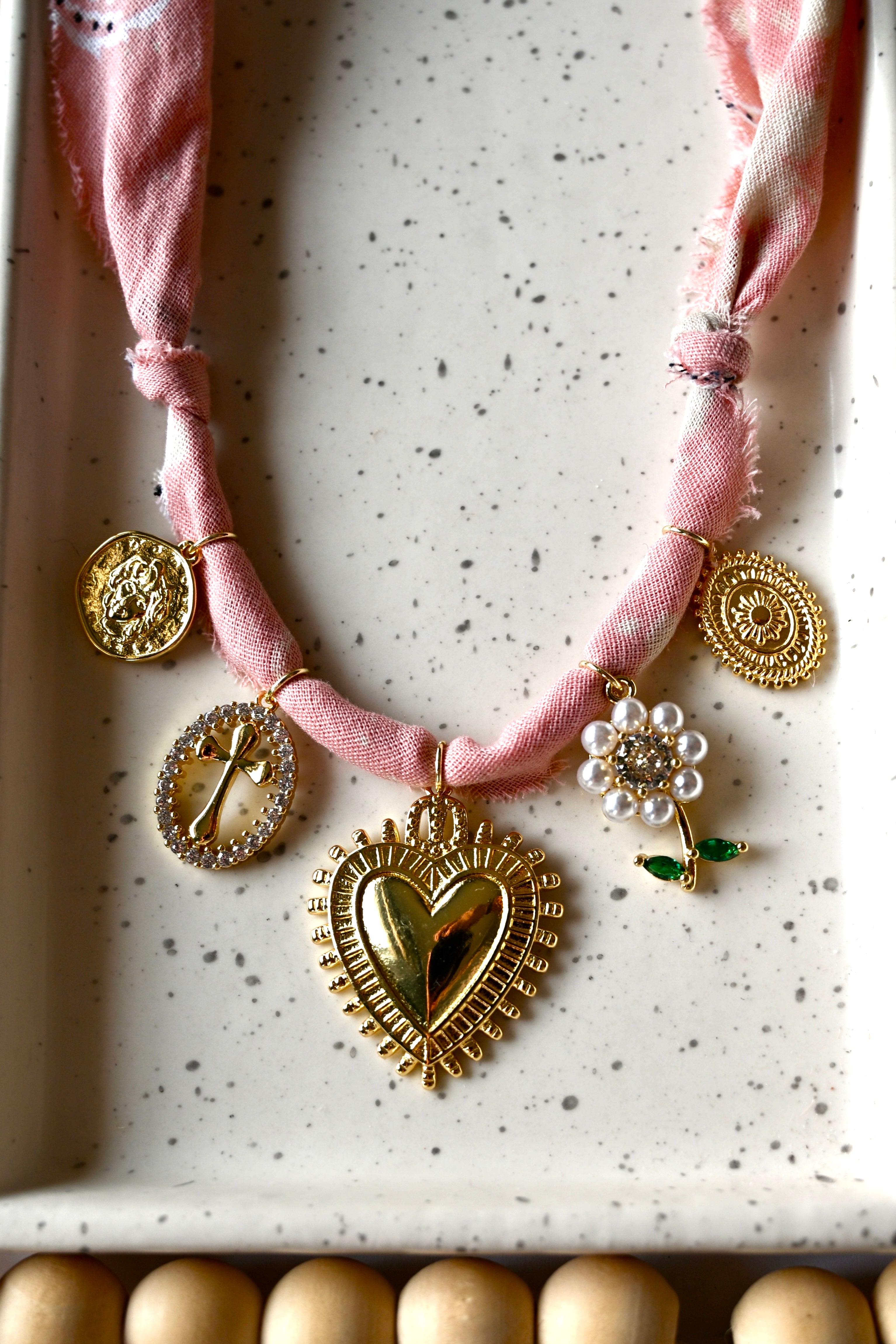 BANDANA CHARMER | 5 Charms | Gold Filled