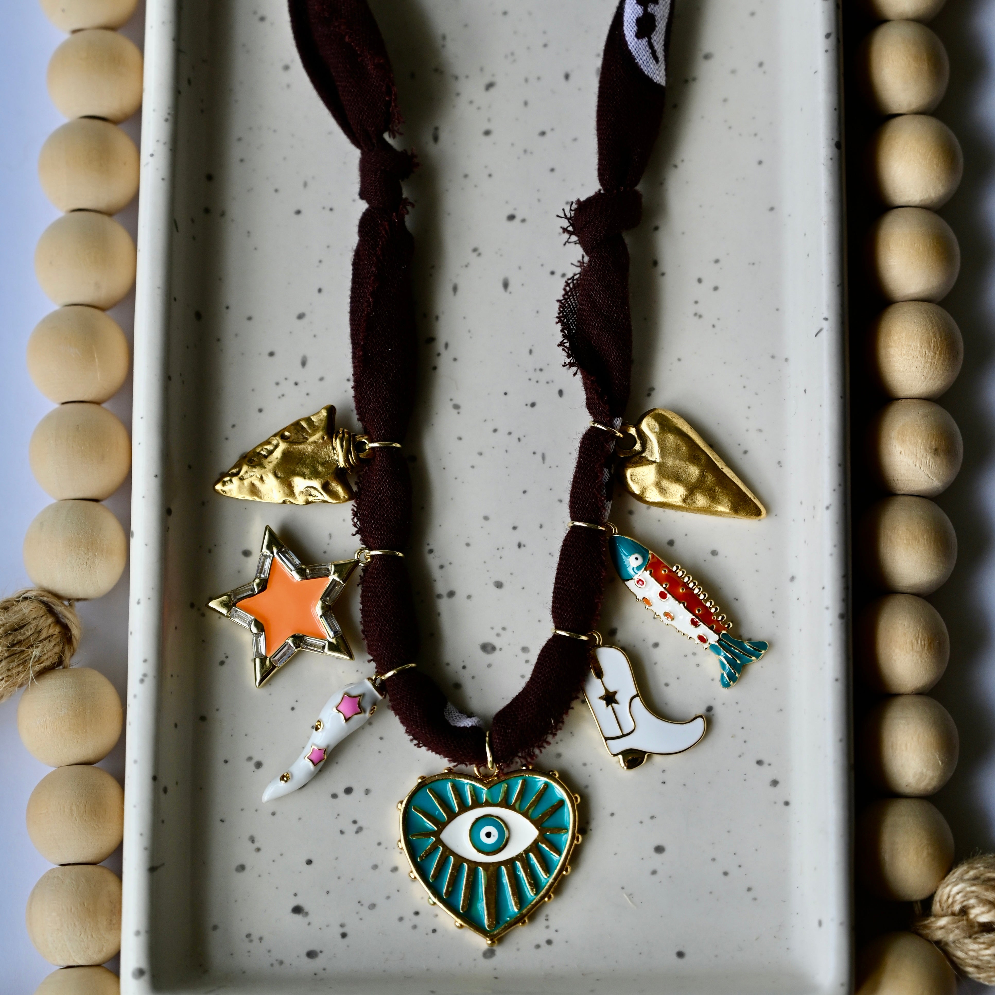 Bandana Charmer | 7 Charms | Gold Filled