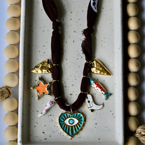 Bandana Charmer | 7 Charms | Gold Filled