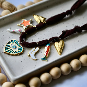 Bandana Charmer | 7 Charms | Gold Filled