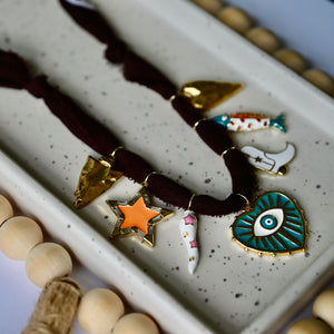 Bandana Charmer | 7 Charms | Gold Filled