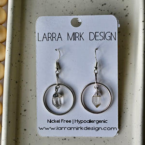 CRYSTAL QUARTZ EARRINGS | DANGLE
