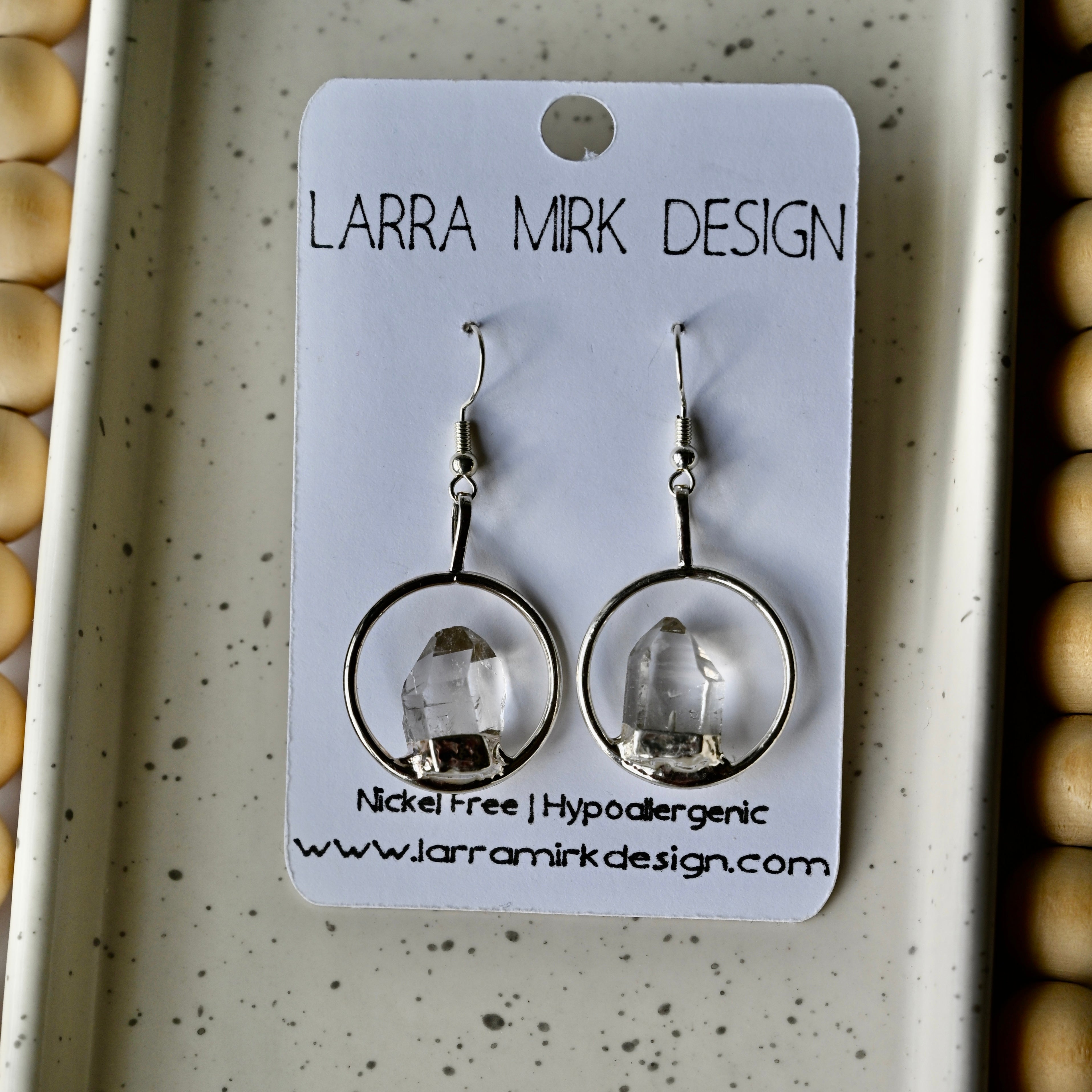 CRYSTAL QUARTZ EARRINGS