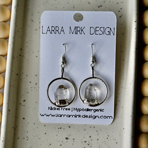 CRYSTAL QUARTZ EARRINGS