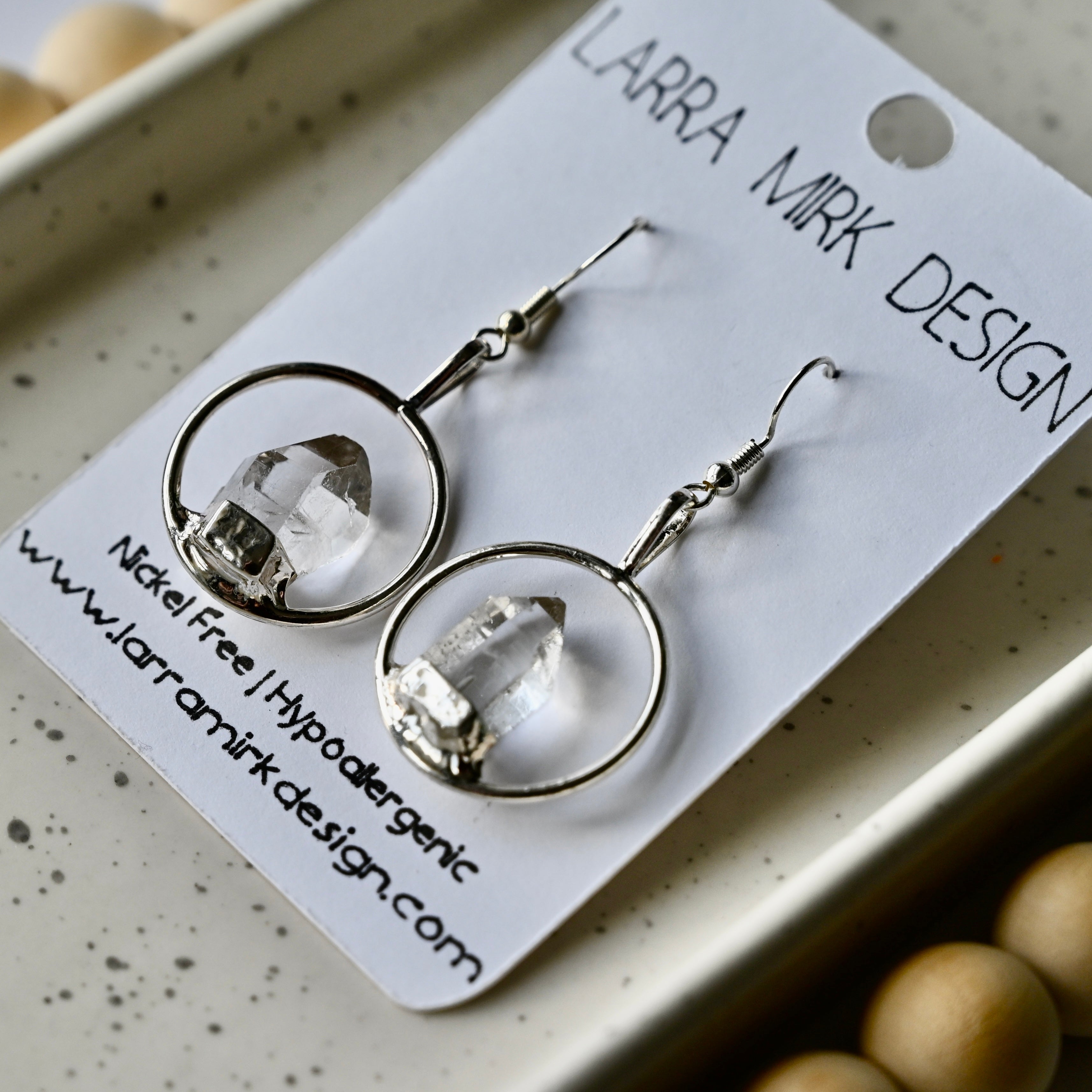 CRYSTAL QUARTZ EARRINGS
