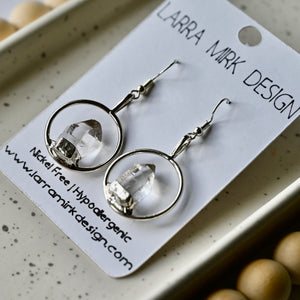 CRYSTAL QUARTZ EARRINGS