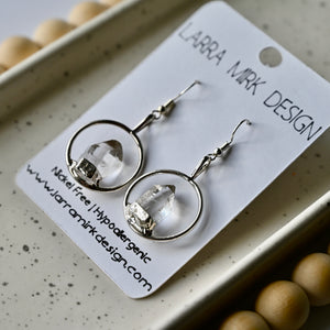 CRYSTAL QUARTZ EARRINGS