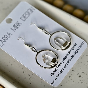 CRYSTAL QUARTZ EARRINGS