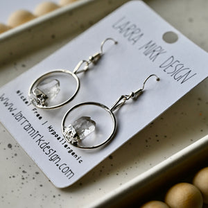 CRYSTAL QUARTZ EARRINGS