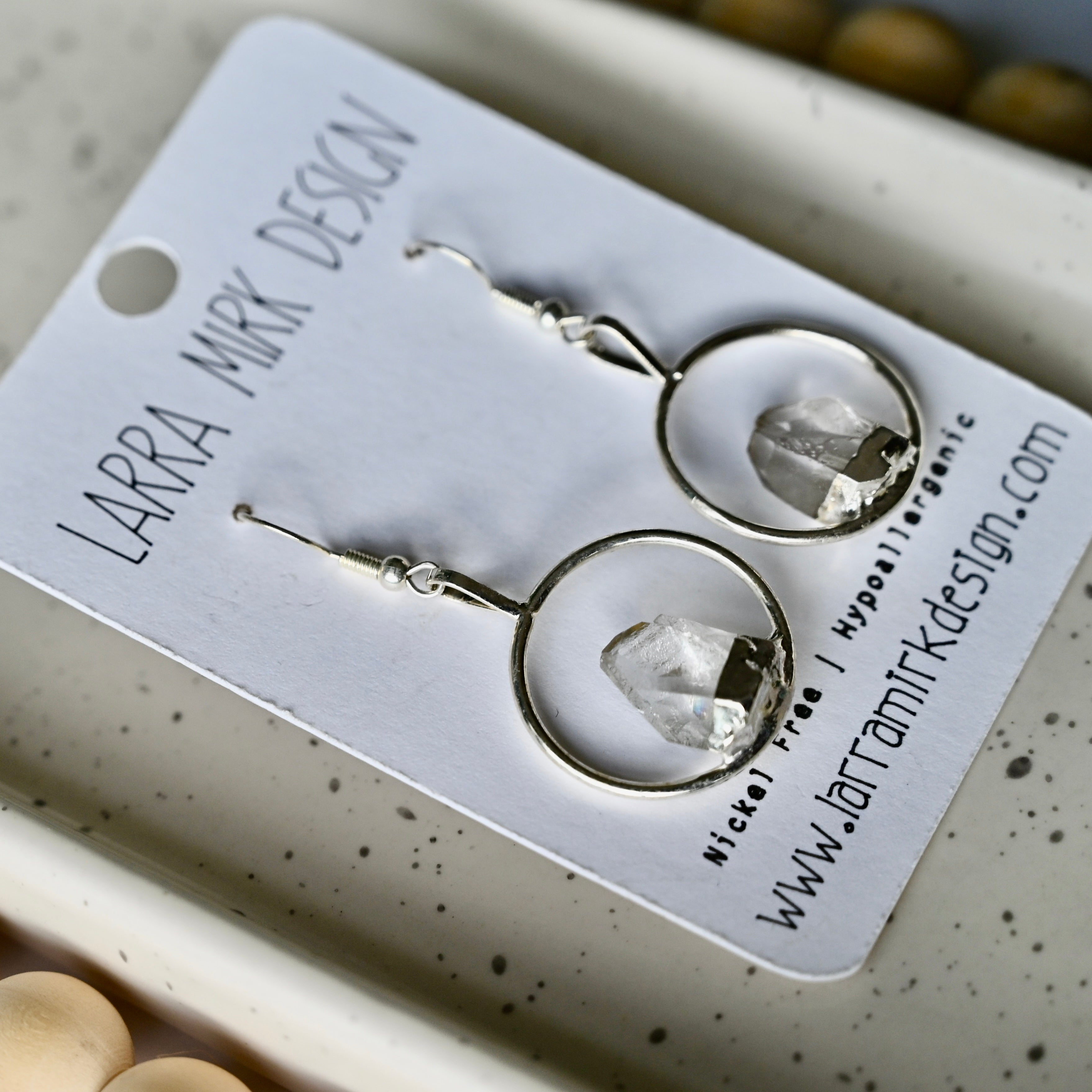 CRYSTAL QUARTZ EARRINGS