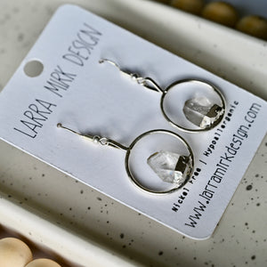 CRYSTAL QUARTZ EARRINGS