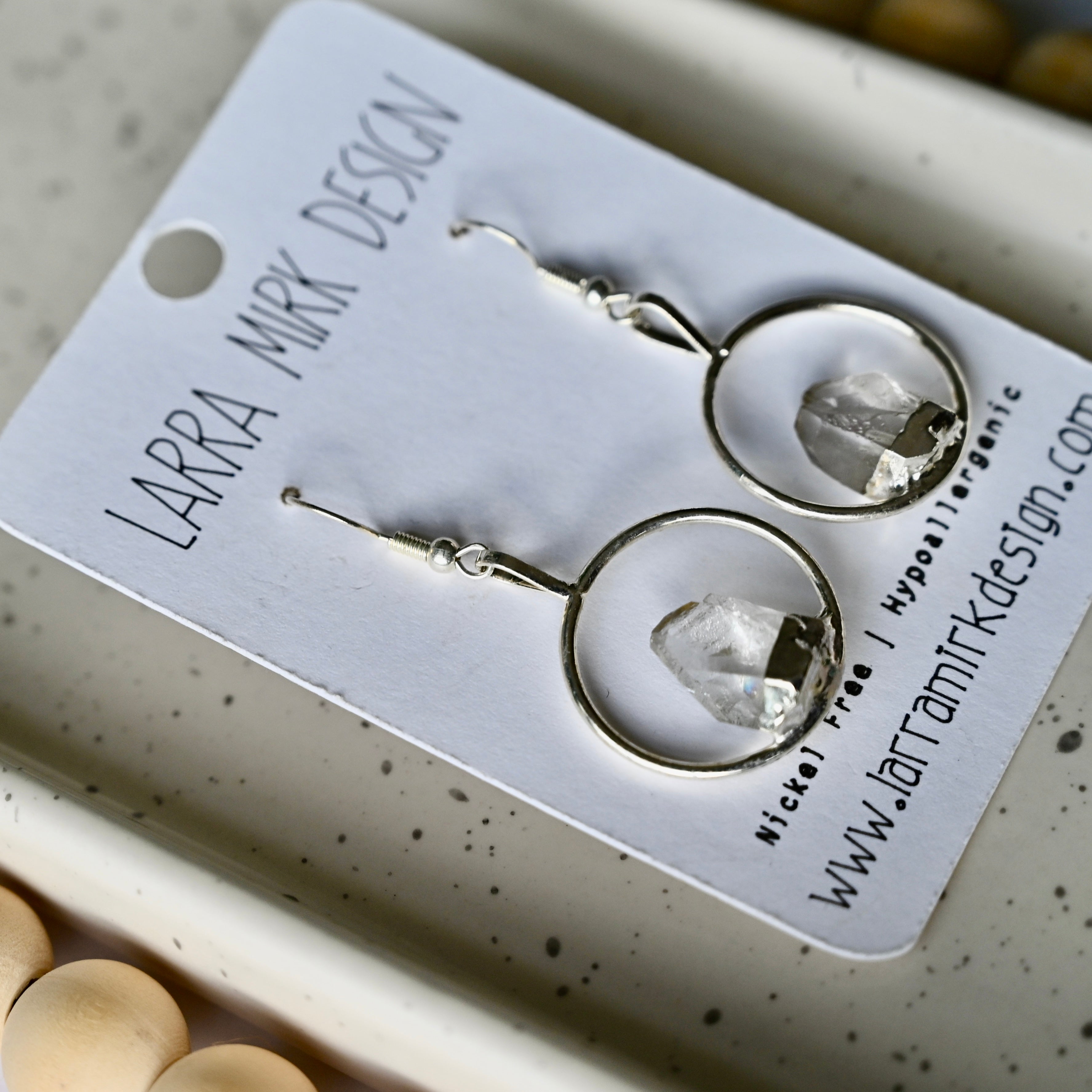 CRYSTAL QUARTZ EARRINGS