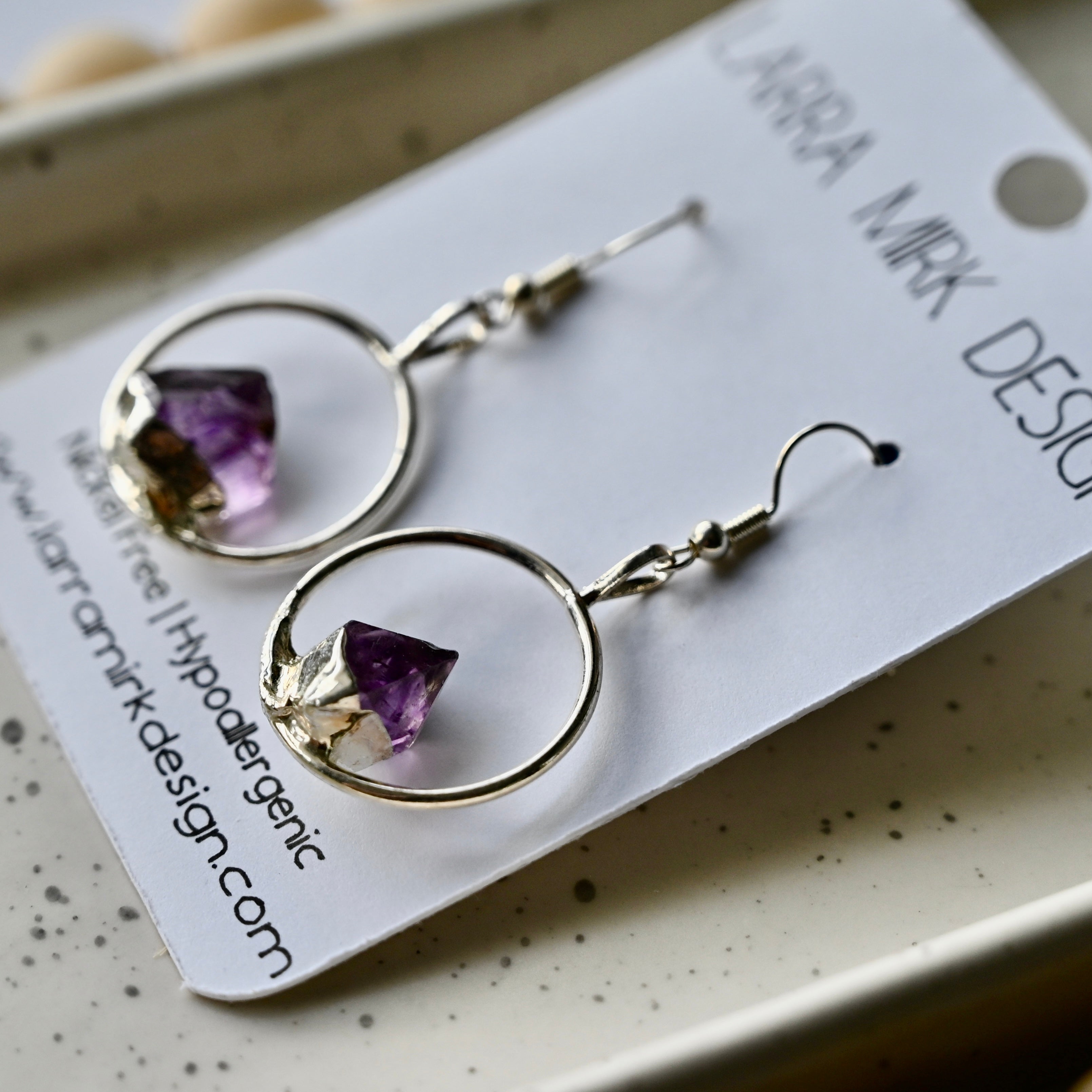 AMETHYST EARRINGS
