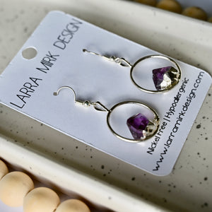 AMETHYST EARRINGS