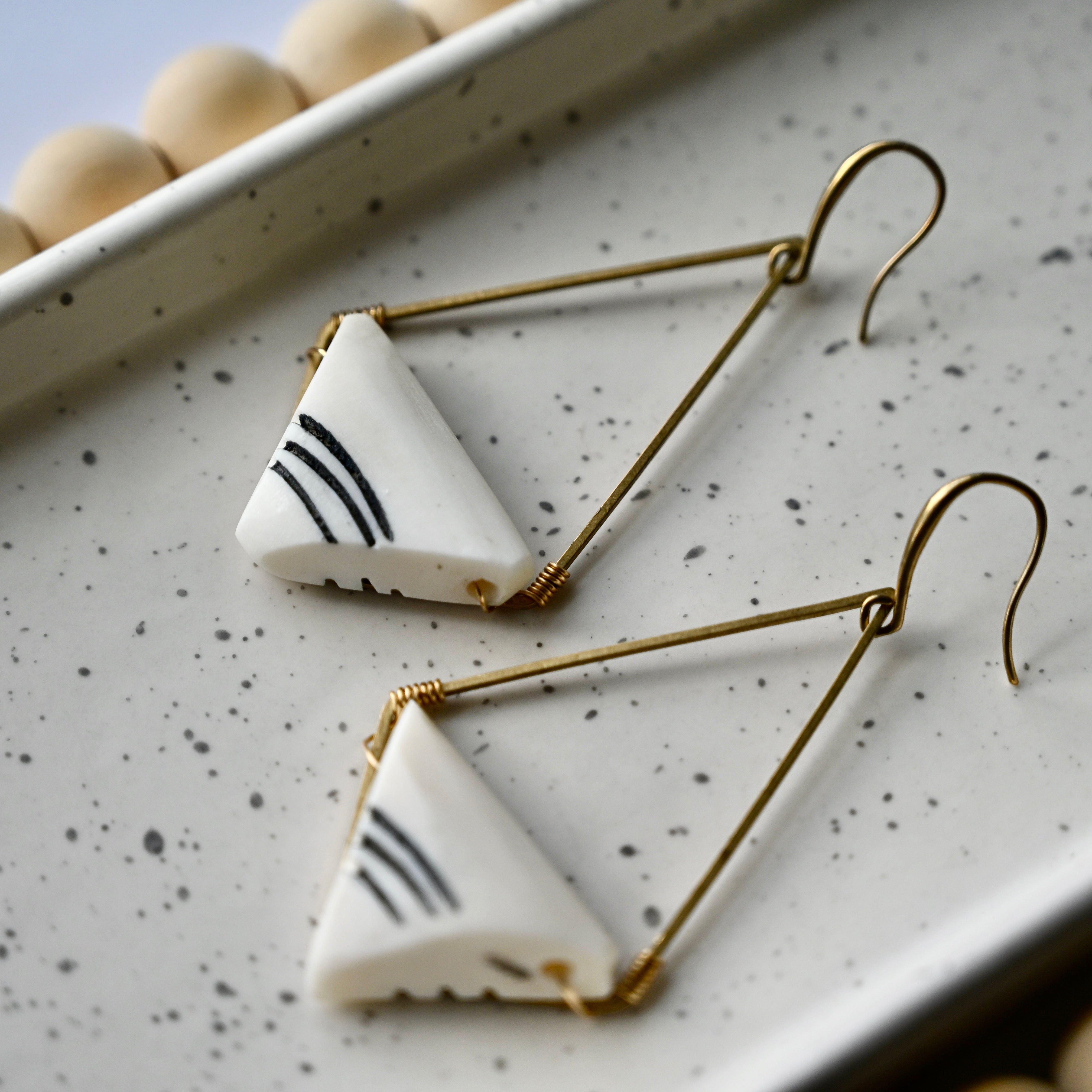 KENYA BATIK KITE EARRINGS