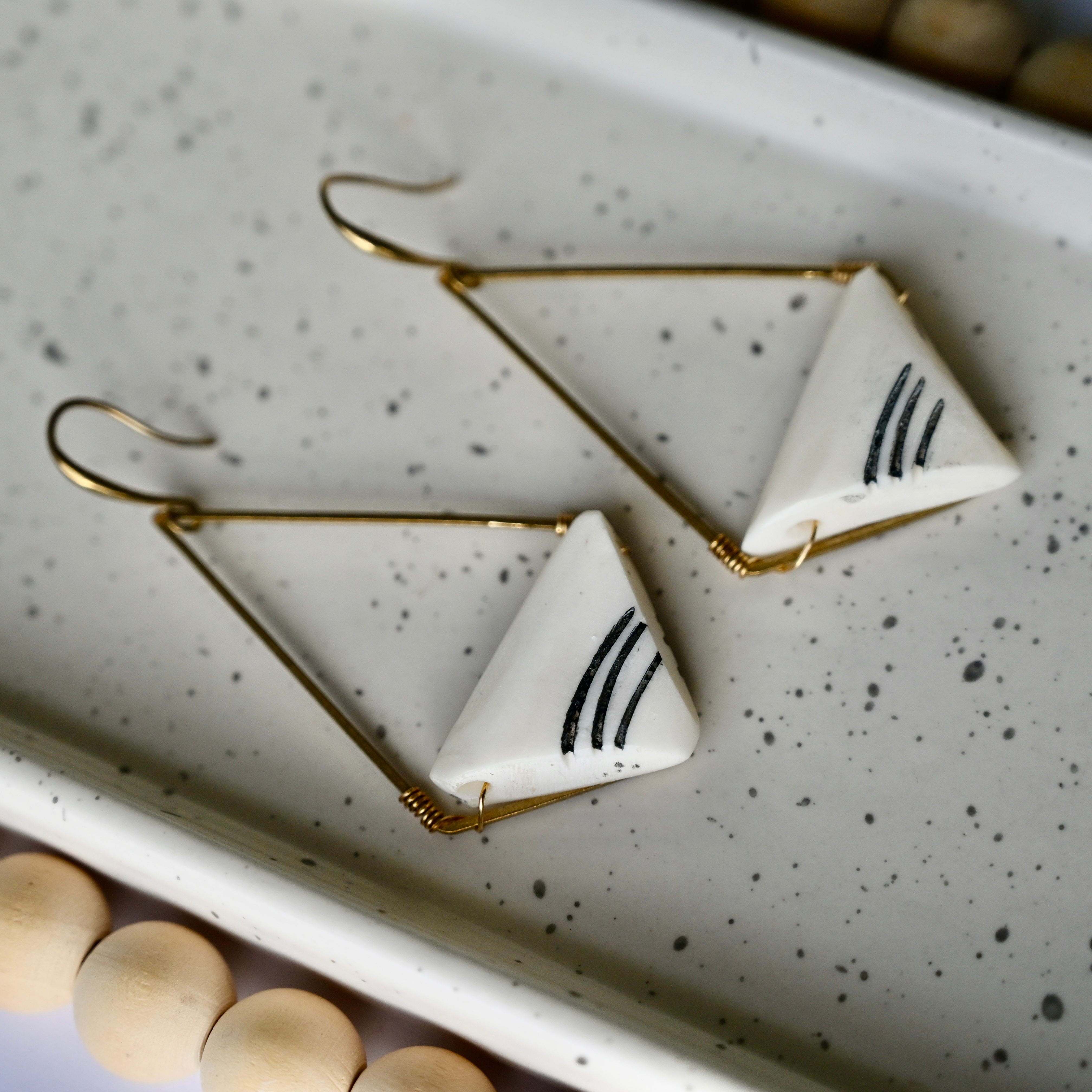 KENYA BATIK KITE EARRINGS