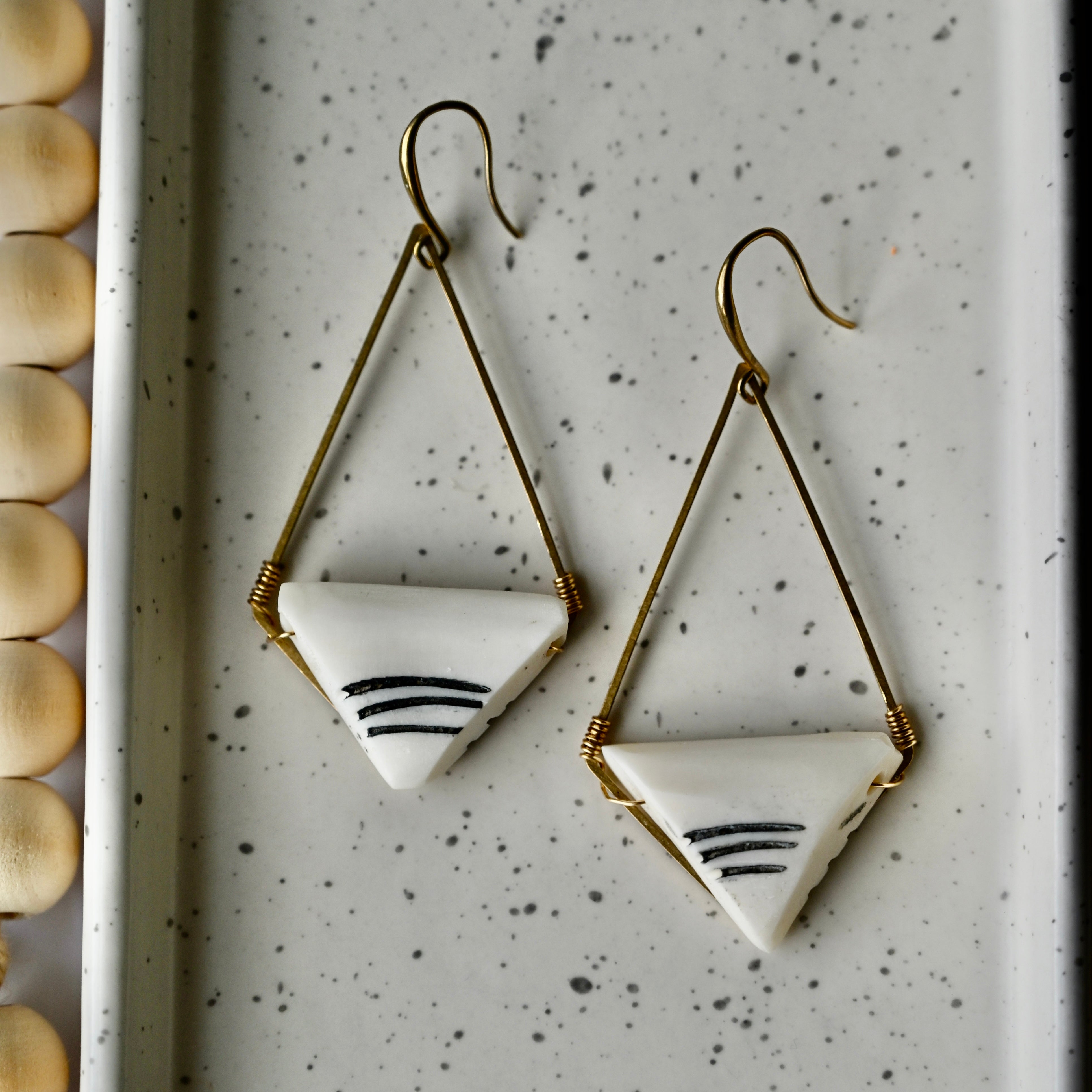 KENYA BATIK KITE EARRINGS