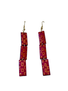 Hand Painted Clay Earrings