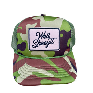 WELL SHEEYIT TRUCKER HAT | CAMO | ADULT