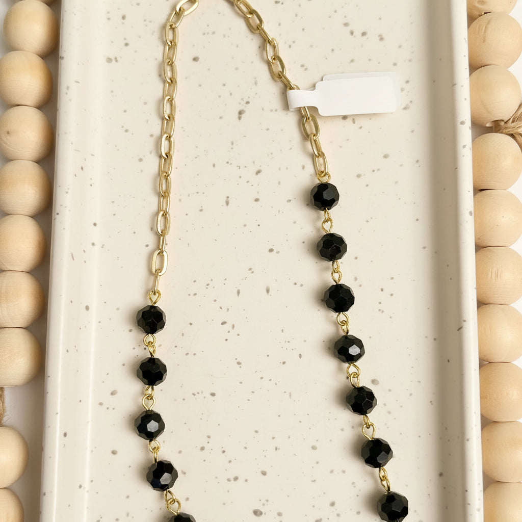 LONG WESTERN NECKLACE | NEUTRAL LONGHORN