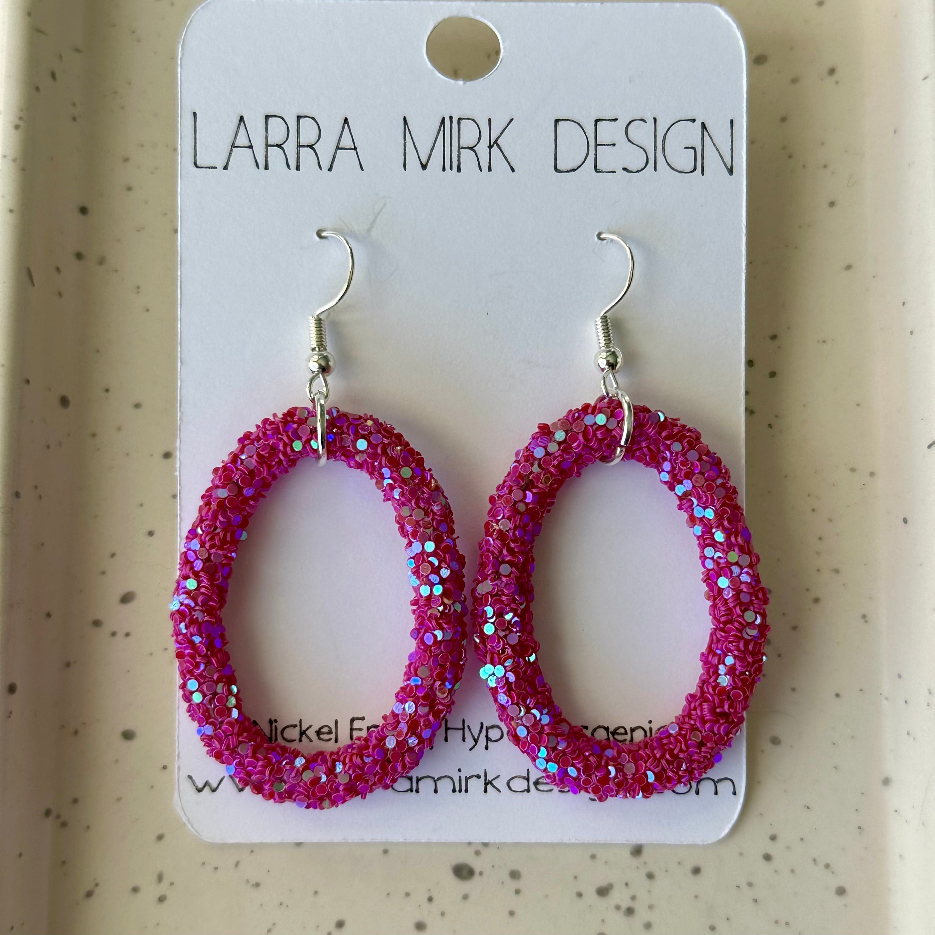 PLAYFUL FUSCHIA EARRINGS