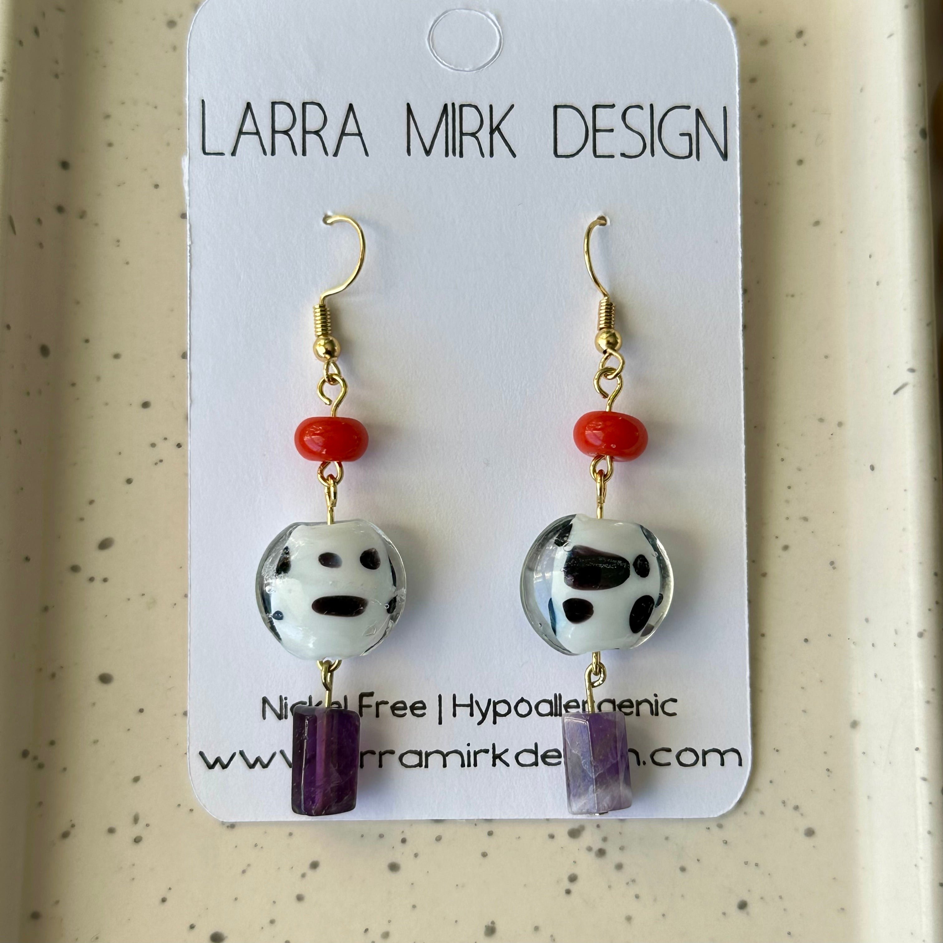 IMOGENE EARRINGS | AMETHYST