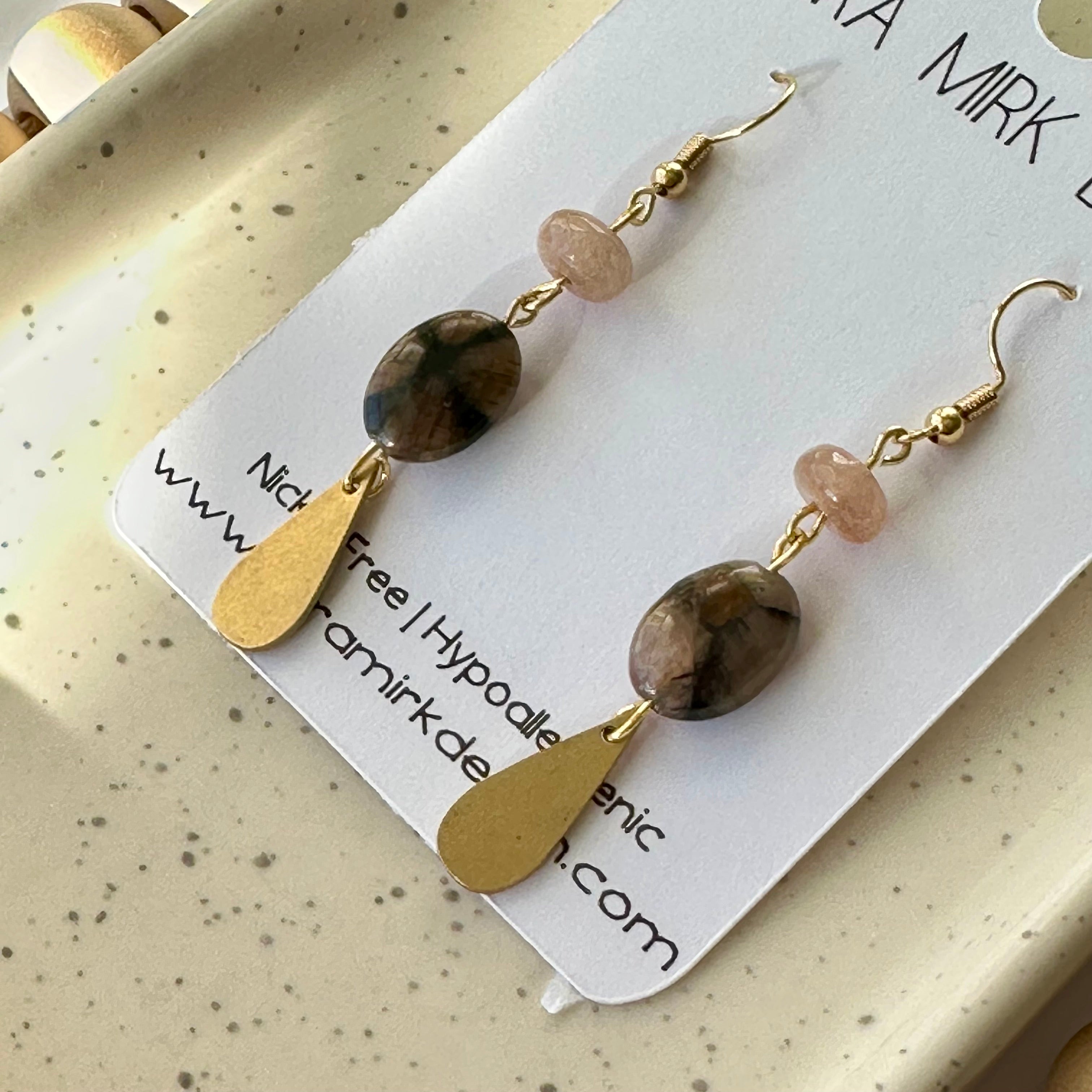 FIG JADE & JASPER EARRINGS
