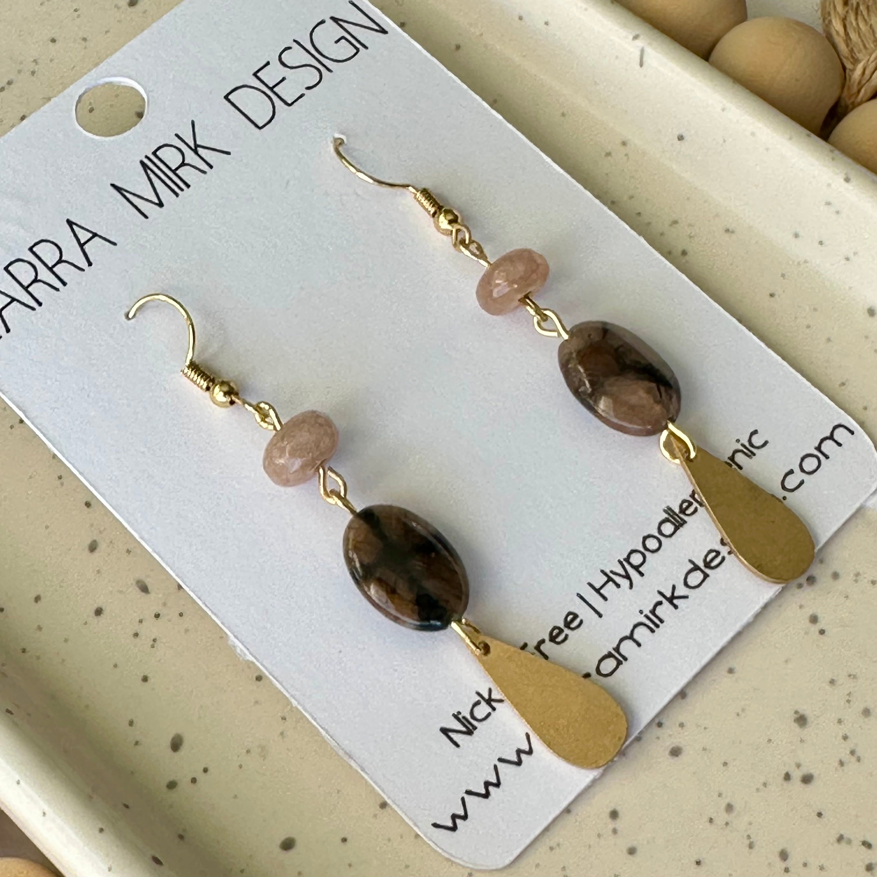 FIG JADE & JASPER EARRINGS