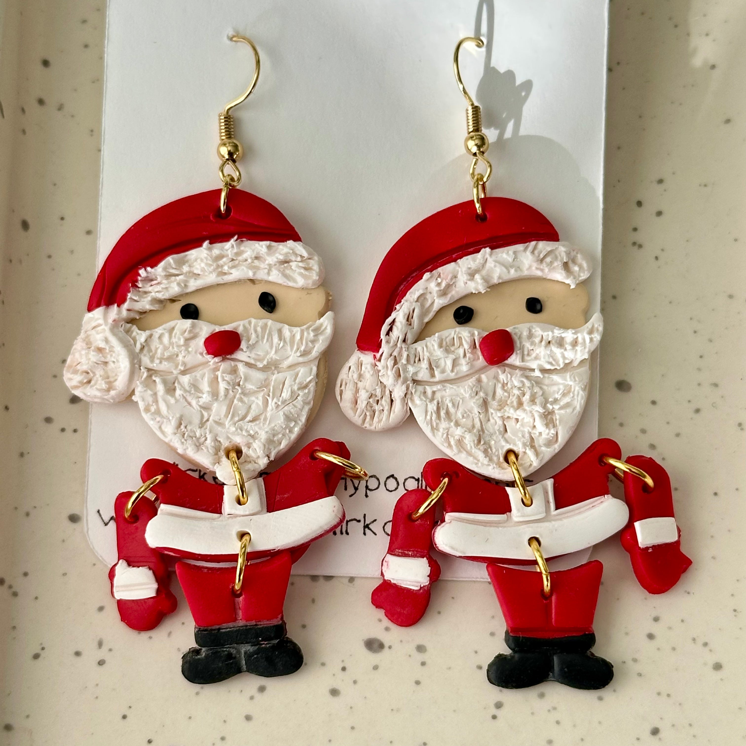 SANTA EARRINGS