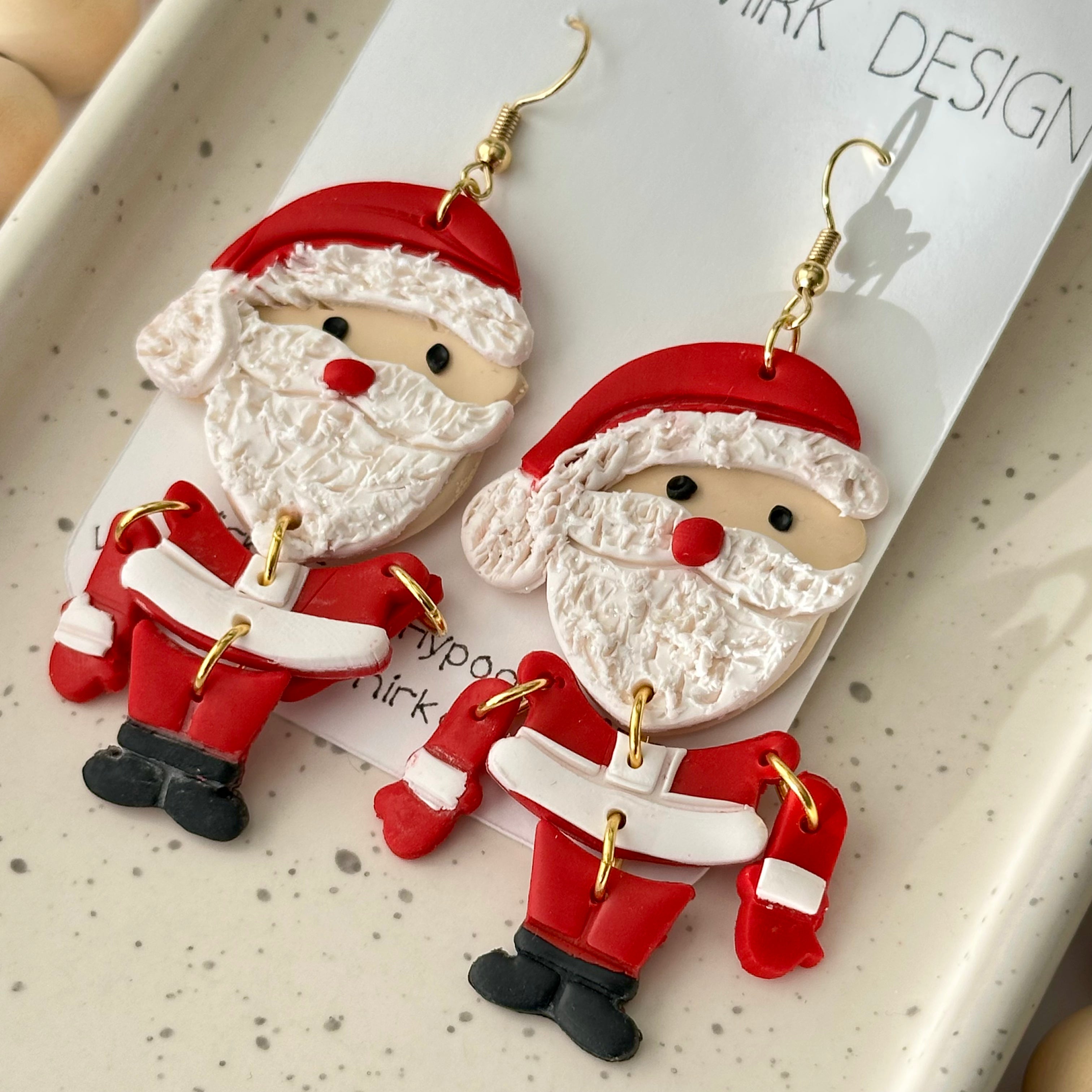 SANTA EARRINGS