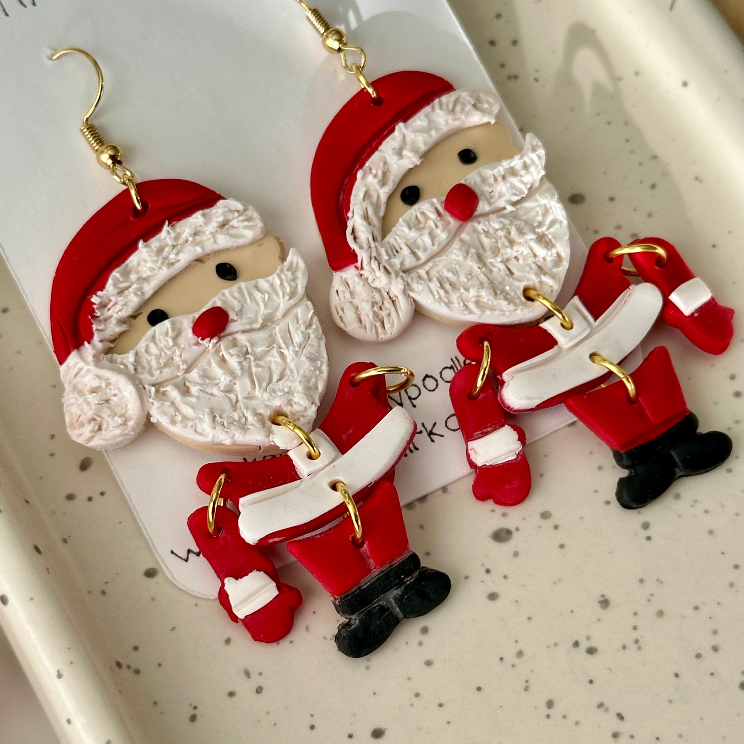 SANTA EARRINGS