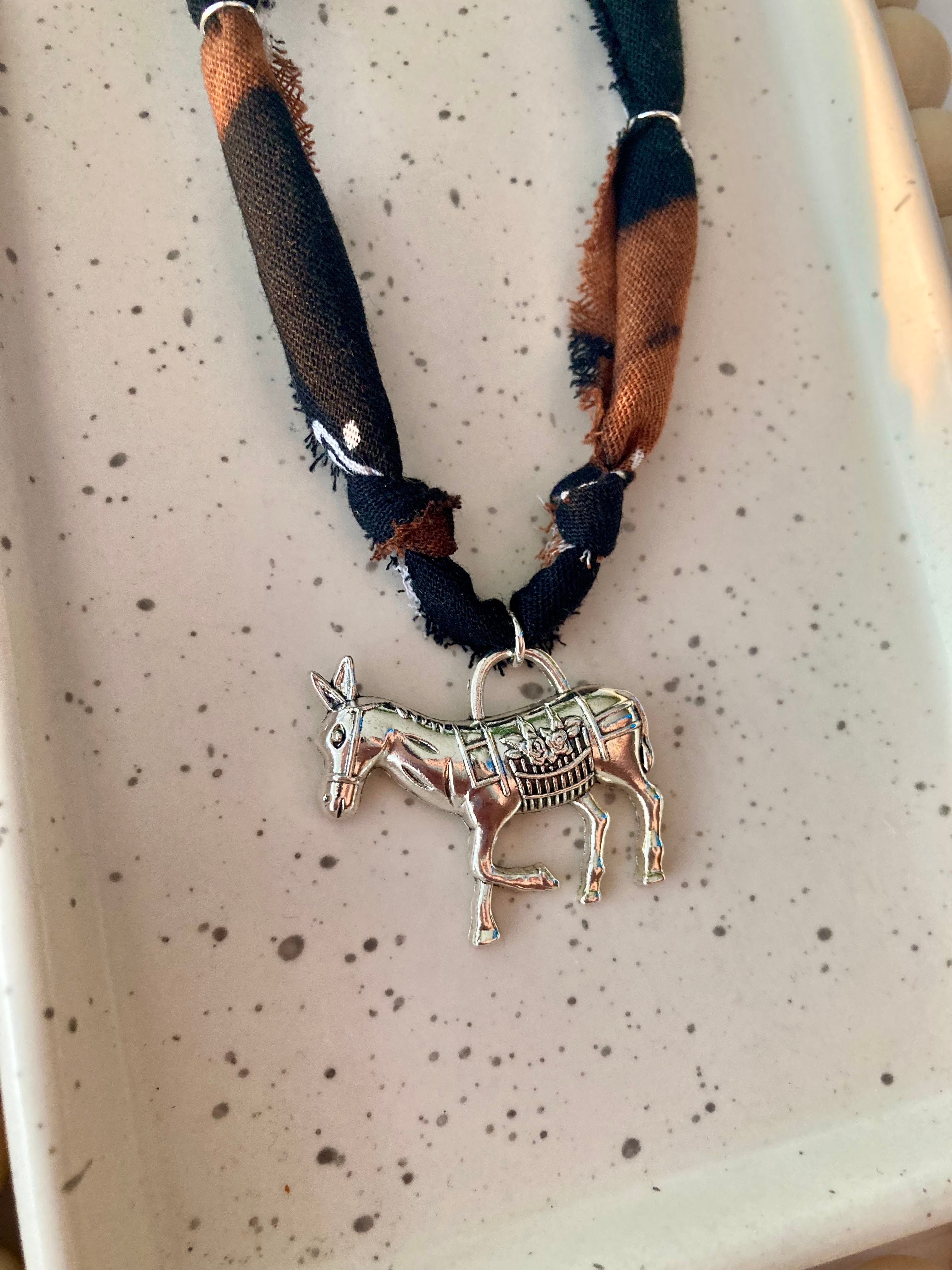 Bandana Charm Necklace | Mule