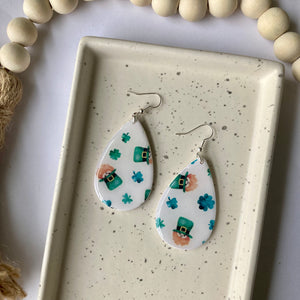 KNOWLTON RESIN EARRINGS | St. Patrick’s Day