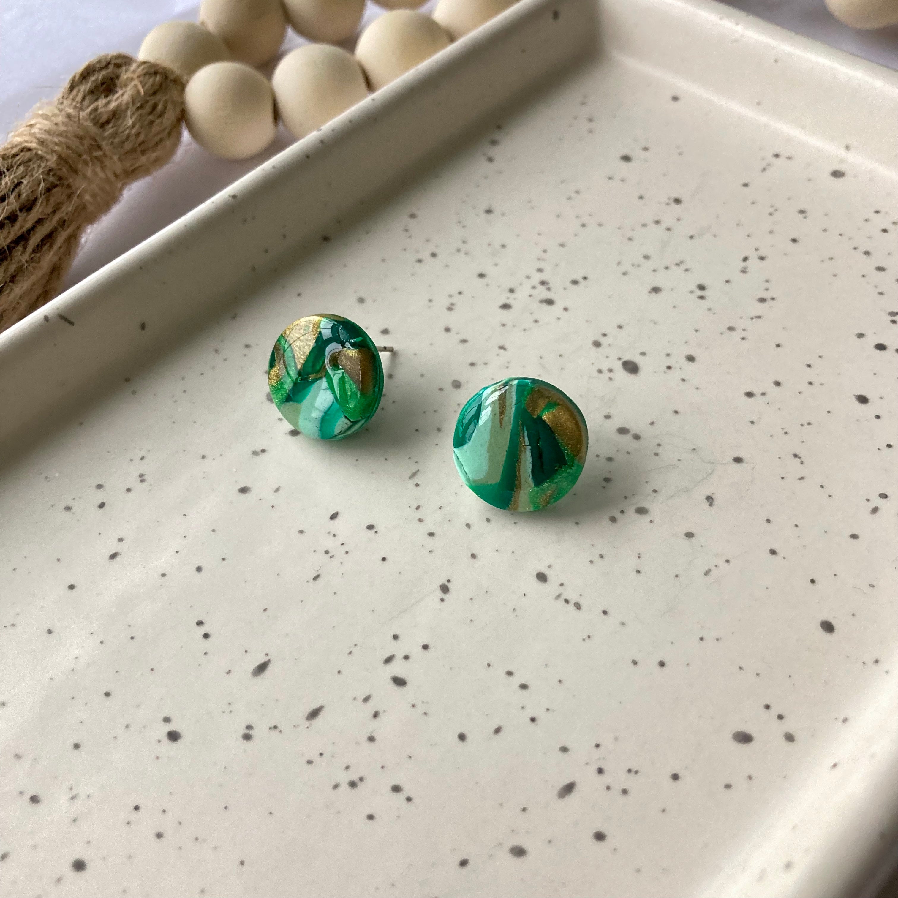 PIXIE RESIN EARRINGS | St. Patrick’s Day