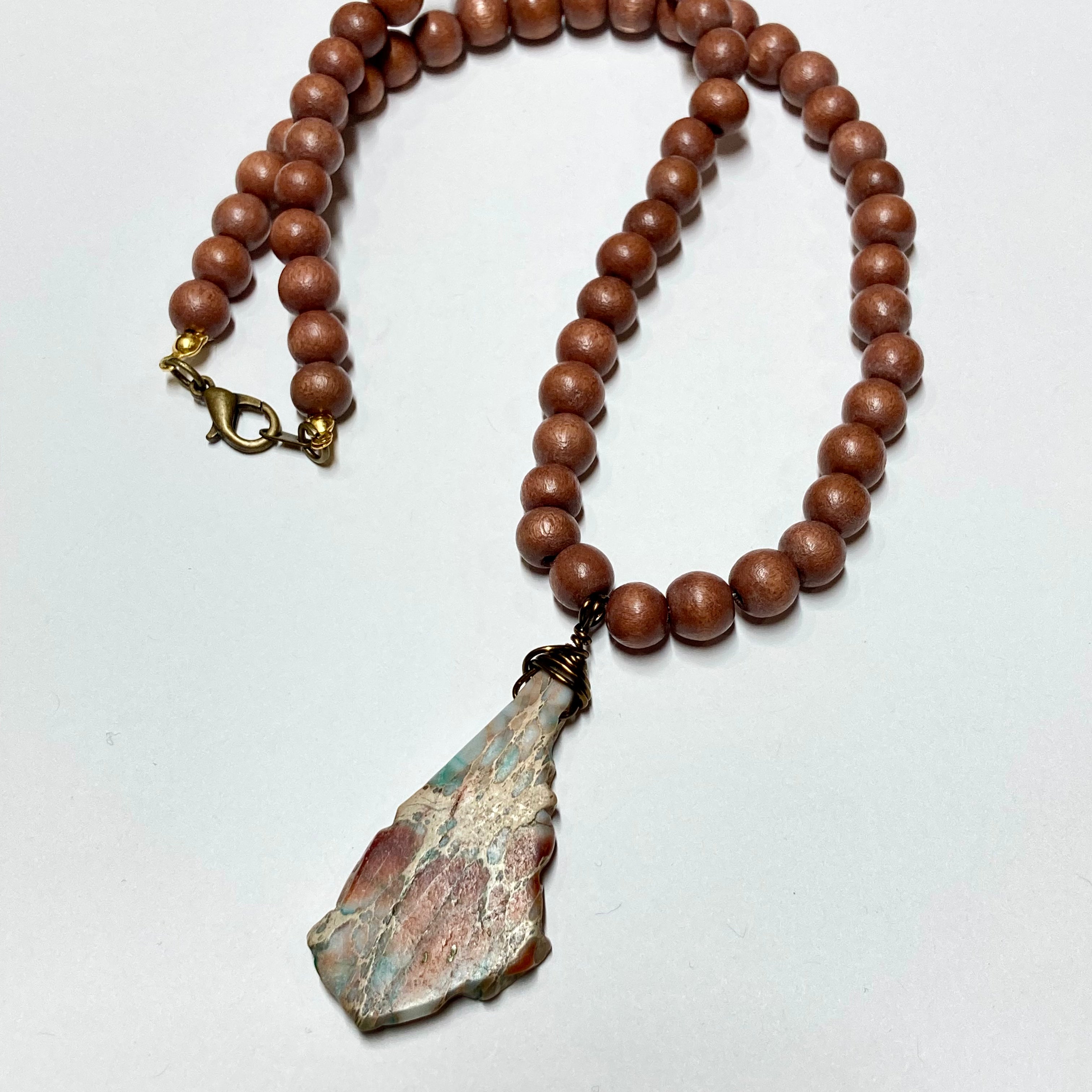 AQUA TERRA JASPER NECKLACE