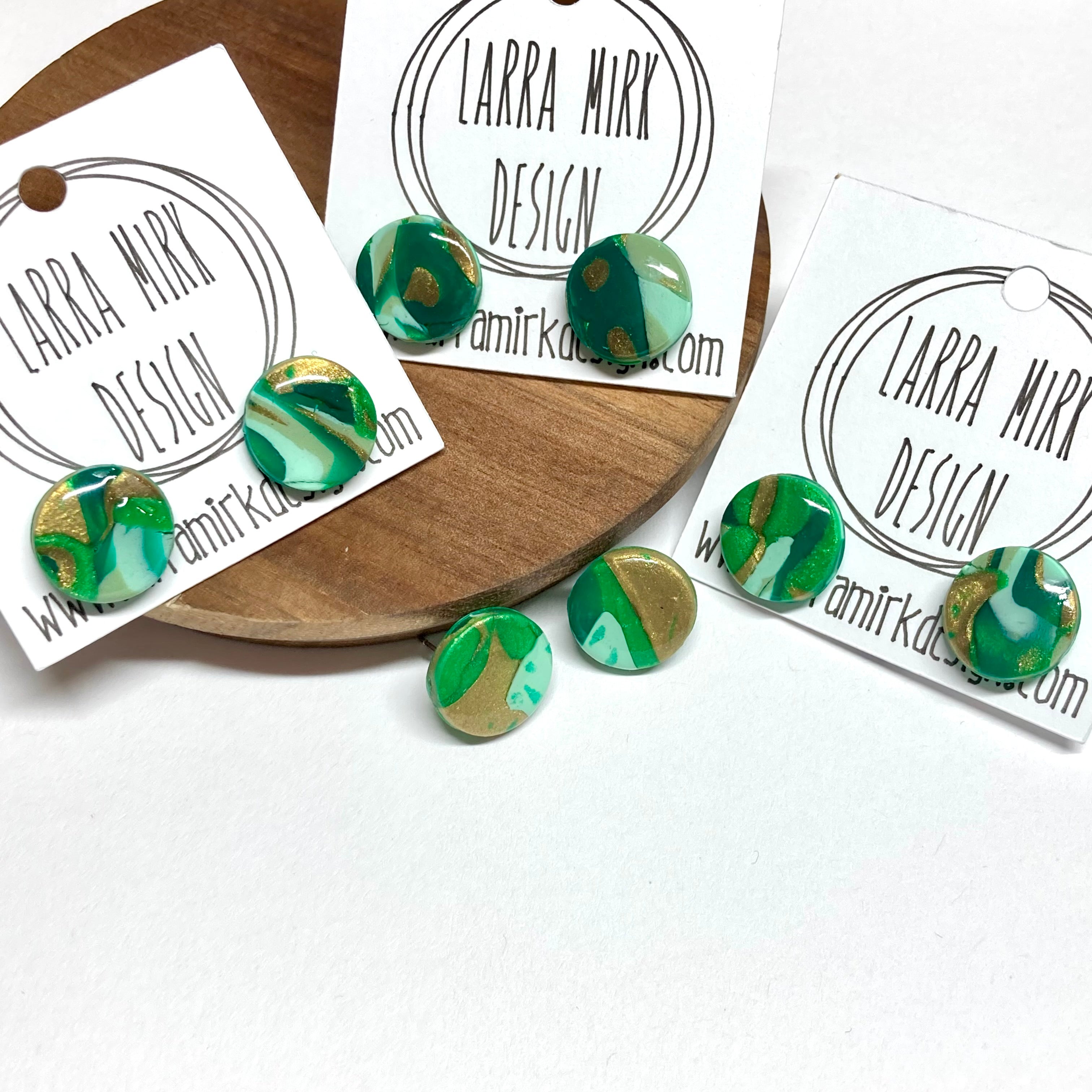 PIXIE RESIN EARRINGS | St. Patrick’s Day